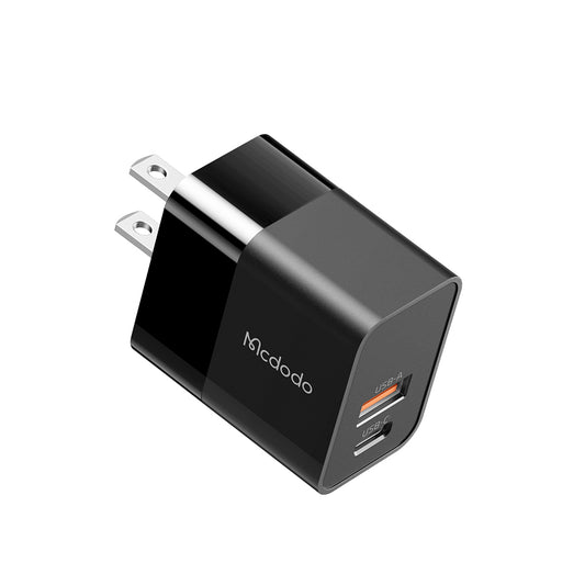 Cargador de Pared Hydrogen 20W PD+QC (USB A + Tipo C)
