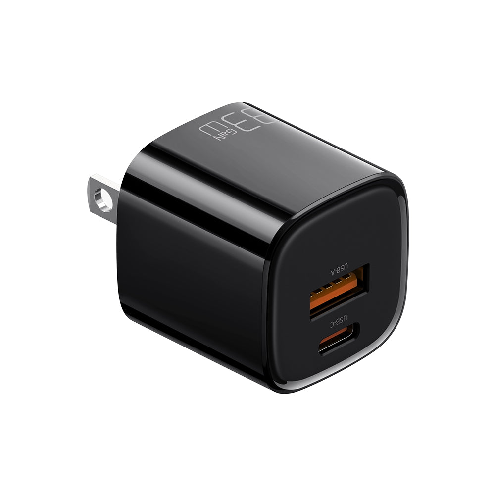 Cargador de pared 33W USB-C + USB-A