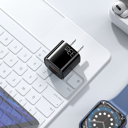 Cargador de pared 33W USB-C + USB-A