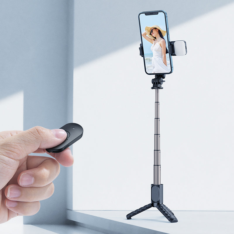 Selfie Stick Inalámbrico con Luz Individual