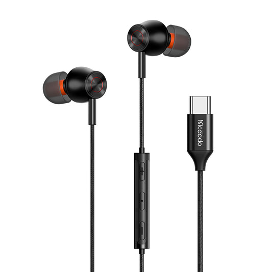 Audífonos Stereo Tipo C Nylon Trenzado